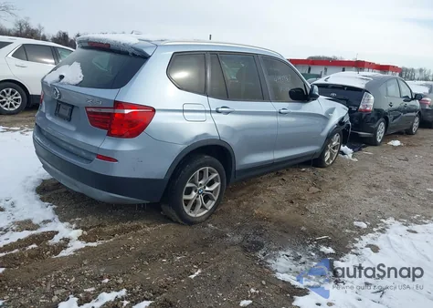 2011 BMW X3 xDrive35I from USA, damaged, VIN 5UXWX7C56BL731683